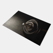 Dumbbell Fußmatte (Schrägansicht)