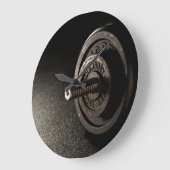 Dumbbell Große Wanduhr (Winkel)