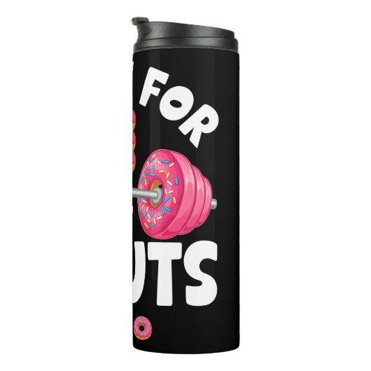 Dumbbell ich mache es für Donuts Thermosbecher (Nach rechts gedreht)