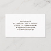 Dumbbell Illustrations | Fitness Visitenkarte (Rückseite)