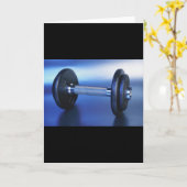 Dumbbell Karte (Gelbe Blume)