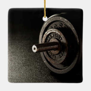 Dumbbell Keramikornament