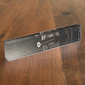 Dumbbell Namensplakette (Seite)