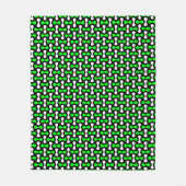 dumbbell  pattern 2 in 1 repeat blancky fleecedecke (Vorderseite)