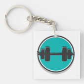 Dumbbell Schlüsselanhänger (Vorderseite)