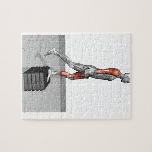 Dumbbell Schritt 4 Puzzle (Horizontal)