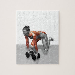 Dumbbell-Single-Bein Deadlift Puzzle
