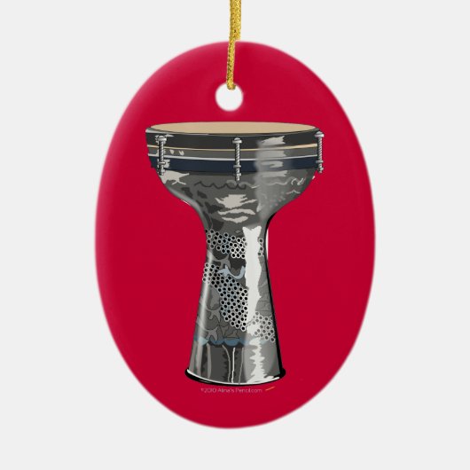 Dumbek Doumbek Darbuka Darabuka Drum Custom Keramikornament (Vorne)