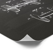 Dumbell 1928 Patentkunst - Tafel Poster (Ecke)