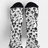 Dumbell Barbell Socks Socken (Oben)