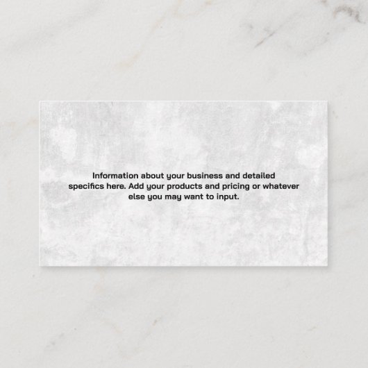 Dumbell-Gewicht-Logo | QR Visitenkarte (Rückseite)