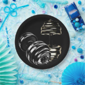 Dumbell-Party Pappteller (Party)