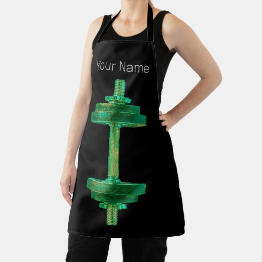 Dumbell Retro Bodybuilder Gym Fitness oder Trainer Schürze (InSitu)