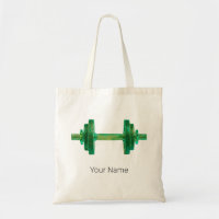 Dumbell Retro Bodybuilder Gym Fitness oder Trainer