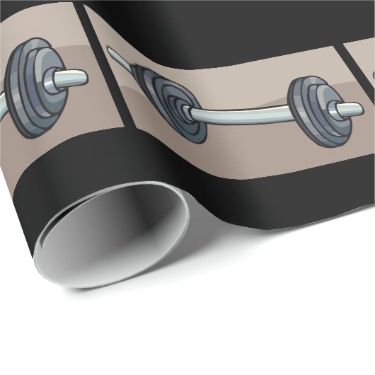 Dumbell Weight Geschenkpapier (Rolleneckpunkt)