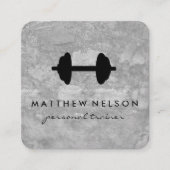 Dumbell Weight Grunge Loyalty Cards Treuekarte (Vorderseite)