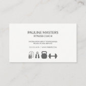 Dumbell Weights Terminkarte (Rückseite)