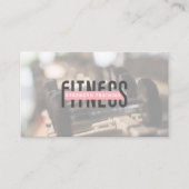 Dumbell Weights Terminkarte (Vorderseite)