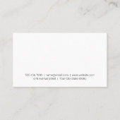 Dumbells | Arbeitskräfte Visitenkarte (Rückseite)