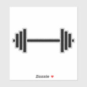 Dumbells Aufkleber (Blatt)