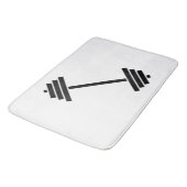 Dumbells Badematte (Schrägansicht)