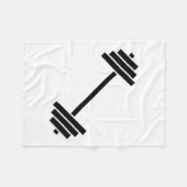 Dumbells Fleecedecke (Vorderseite (Horizontal))