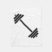 Dumbells Fleecedecke (Vorderseite)