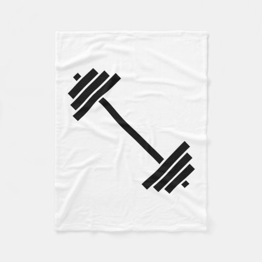 Dumbells Fleecedecke (Vorderseite)