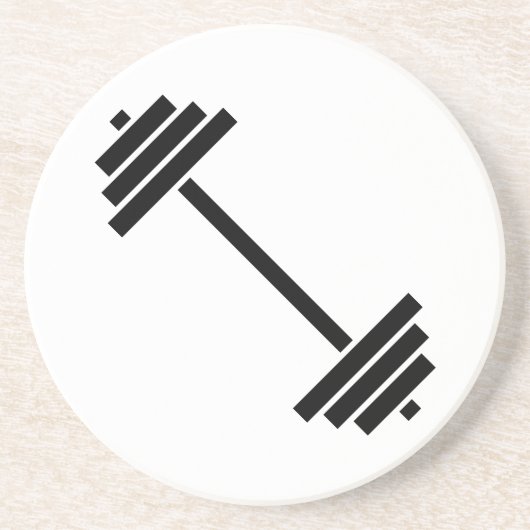 Dumbells Getränkeuntersetzer (Vorne)