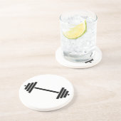 Dumbells Getränkeuntersetzer (Seite)