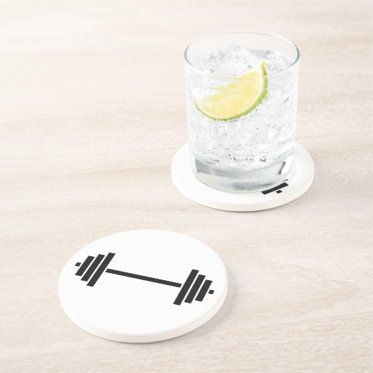 Dumbells Getränkeuntersetzer (Seite)