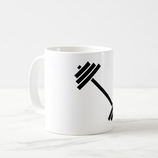 Dumbells Kaffeetasse (Vorderseite Links)