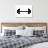 Dumbells Leinwanddruck (Insitu (Schlafzimmer))
