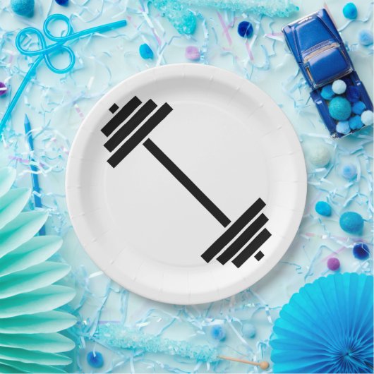 Dumbells Pappteller (Party)