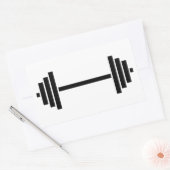 Dumbells Rechteckiger Aufkleber (Umschlag)