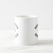 Dumbells und Doughnut - Funny Gym Workout Kaffeetasse (Mittel)