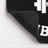 Dumbells und Dumplings - Funny Bulking Novelty Mousepad (Ecke)