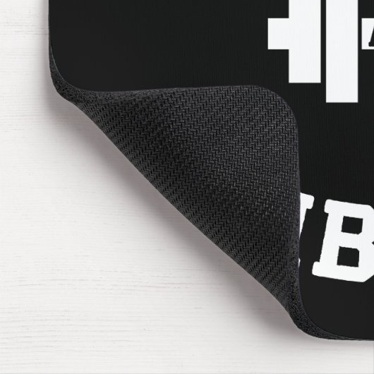 Dumbells und Dumplings - Funny Bulking Novelty Mousepad (Ecke)