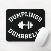 Dumbells und Dumplings - Funny Bulking Novelty Mousepad (Mit Mouse)