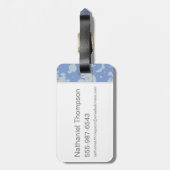 Dumbledore Cartoon Art Gepäckanhänger (Rückseite vertikal)