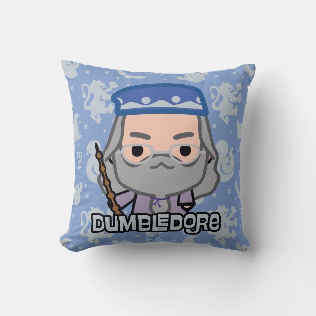 Dumbledore Cartoon Art Kissen (Vorderseite)