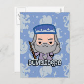 Dumbledore Cartoon Art Postkarte (Vorne/Hinten)