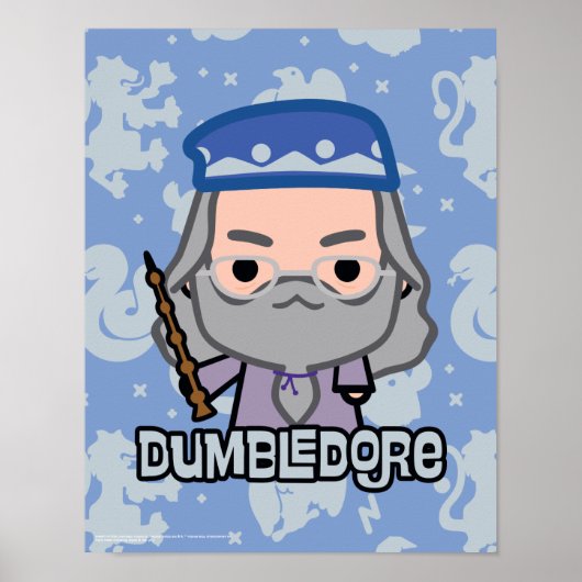 Dumbledore Cartoon-Figur-Kunst Poster (Vorne)
