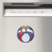 Dumbledore & Fawkes auf dem Balkon Magnet (In Situ (Geschirrspüler))