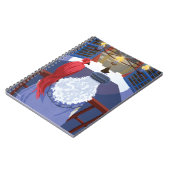 Dumbledore & Fawkes auf dem Balkon Notizblock (Linke Seite)