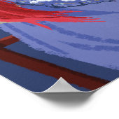 Dumbledore & Fawkes auf dem Balkon Poster (Ecke)