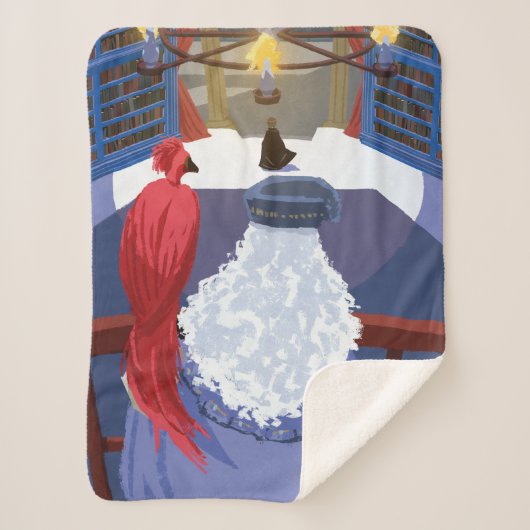 Dumbledore & Fawkes auf dem Balkon Sherpadecke (Vorderseite)