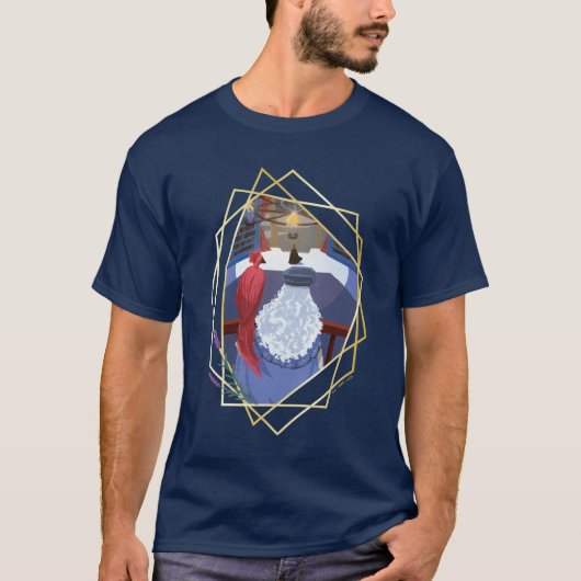 Dumbledore & Fawkes auf dem Balkon T-Shirt (Vorderseite)