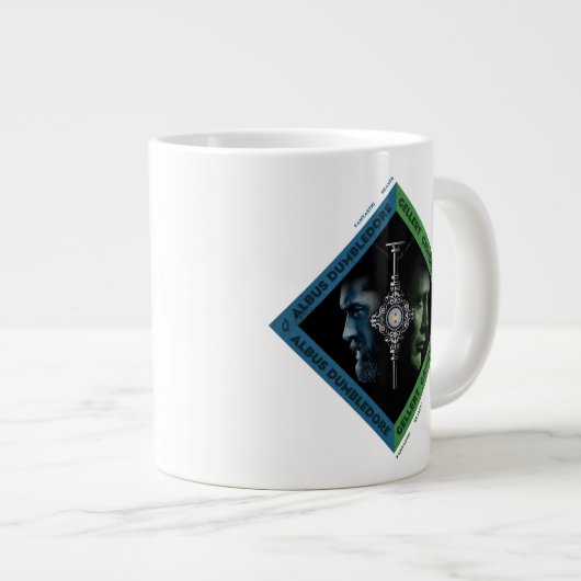 Dumbledore & Grindlewald Bluttroth Grafik Jumbo-Tasse (Vorderseite Rechts)