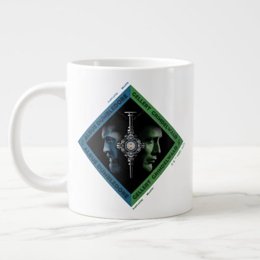 Dumbledore & Grindlewald Bluttroth Grafik Jumbo-Tasse (Links)